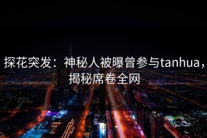 探花突发：神秘人被曝曾参与tanhua，揭秘席卷全网
