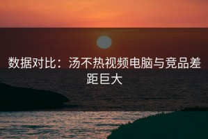 数据对比：汤不热视频电脑与竞品差距巨大